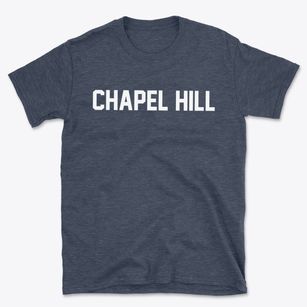 Chapel Hill North Carolina Classic Block Basic T-Shirt