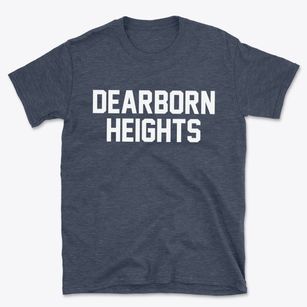 Dearborn Heights Michigan Classic Block Basic T-Shirt