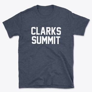 Clarks Summit Pennsylvania Classic Block Basic T-Shirt