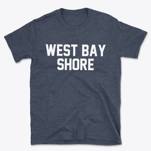 West Bay Shore New York Classic Block Basic T-Shirt