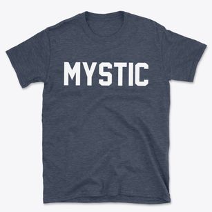 Mystic Connecticut Classic Block Basic T-Shirt