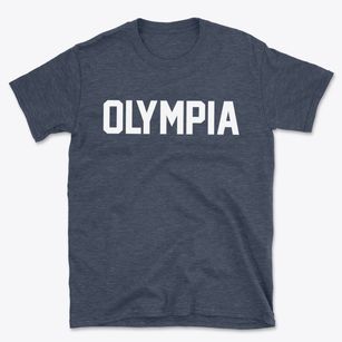 Olympia Washington Classic Block Basic T-Shirt