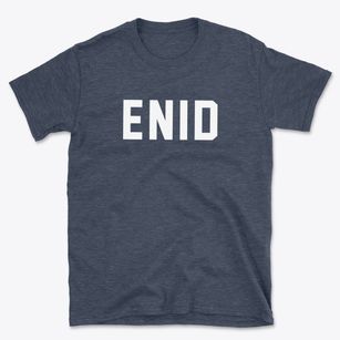 Enid Oklahoma Classic Block Basic T-Shirt
