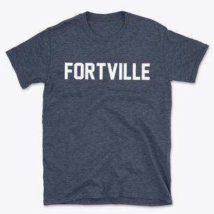 Fortville Indiana Classic Block Basic T-Shirt