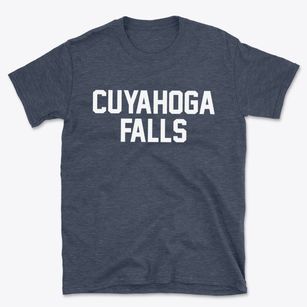 Cuyahoga Falls Ohio Classic Block Basic T-Shirt