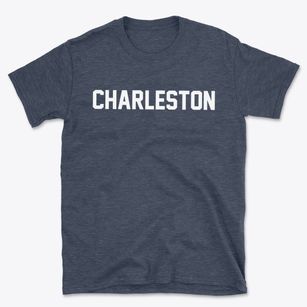 Charleston West Virginia Classic Block Basic T-Shirt