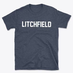Litchfield Maine Classic Block Basic T-Shirt