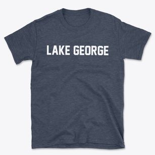 Lake George New York Classic Block Basic T-Shirt