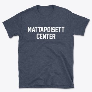 Mattapoisett Center Massachusetts Classic Block Basic T-Shirt