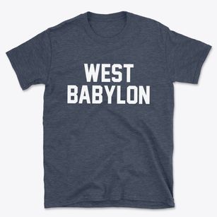 West Babylon New York Classic Block Basic T-Shirt