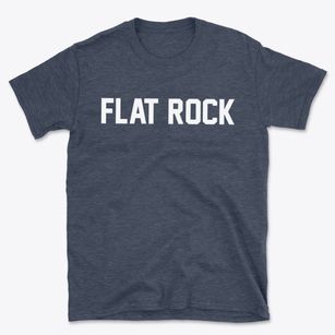 Flat Rock North Carolina Classic Block Basic T-Shirt
