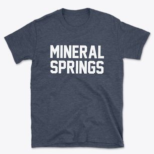 Mineral Springs North Carolina Classic Block Basic T-Shirt