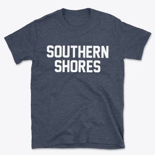 Southern Shores North Carolina Classic Block Basic T-Shirt