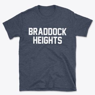 Braddock Heights Maryland Classic Block Basic T-Shirt