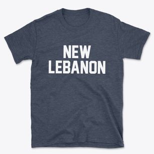 New Lebanon New York Classic Block Basic T-Shirt