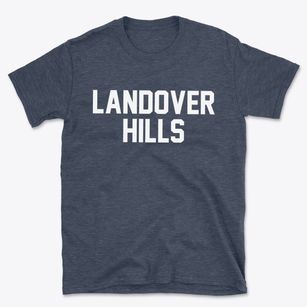 Landover Hills Maryland Classic Block Basic T-Shirt