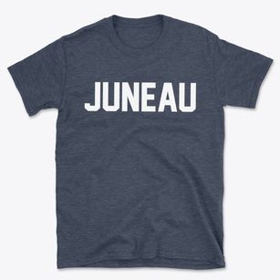 Juneau Alaska Classic Block Basic T-Shirt