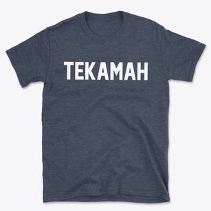 Tekamah Nebraska Classic Block Basic T-Shirt
