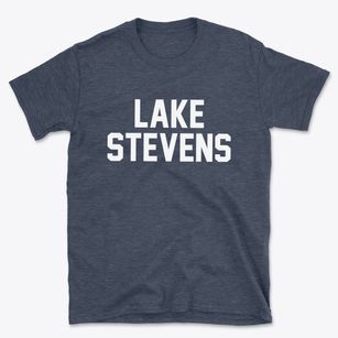 Lake Stevens Washington Classic Block Basic T-Shirt