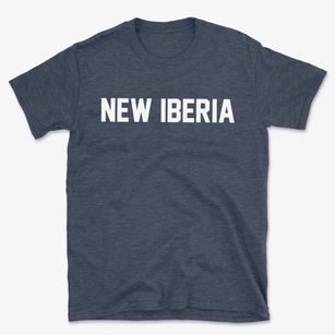New Iberia Louisiana Classic Block Basic T-Shirt