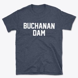 Buchanan Dam Texas Classic Block Basic T-Shirt