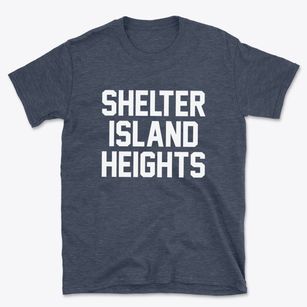 Shelter Island Heights New York Classic Block Basic T-Shirt