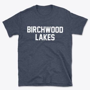 Birchwood Lakes Pennsylvania Classic Block Basic T-Shirt