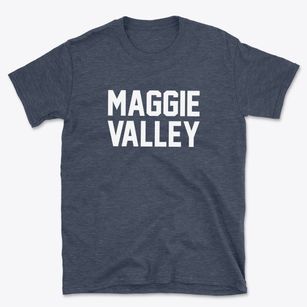 Maggie Valley North Carolina Classic Block Basic T-Shirt