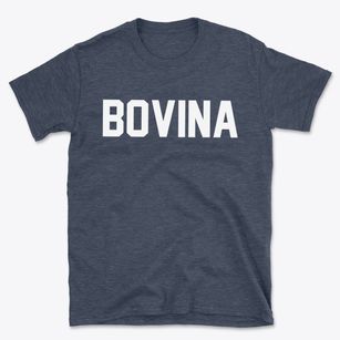 Bovina Wisconsin Classic Block Basic T-Shirt