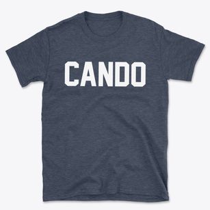Cando North Dakota Classic Block Basic T-Shirt