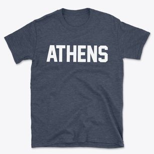 Athens Maine Classic Block Basic T-Shirt