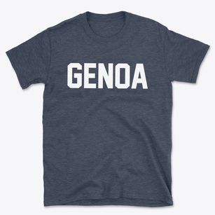Genoa Nebraska Classic Block Basic T-Shirt