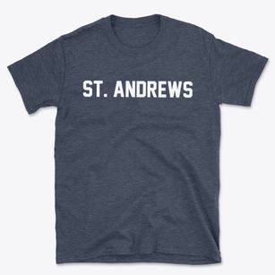 St. Andrews South Carolina Classic Block Basic T-Shirt