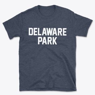 Delaware Park New Jersey Classic Block Basic T-Shirt