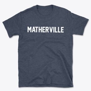 Matherville Illinois Classic Block Basic T-Shirt