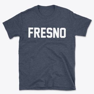 Fresno California Classic Block Basic T-Shirt