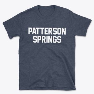 Patterson Springs North Carolina Classic Block Basic T-Shirt
