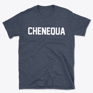 Chenequa Wisconsin Classic Block Basic T-Shirt