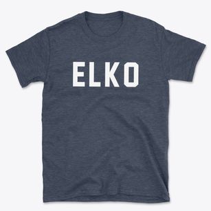 Elko Nevada Classic Block Basic T-Shirt