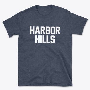 Harbor Hills New York Classic Block Basic T-Shirt