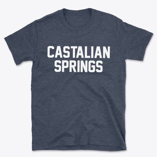 Castalian Springs Tennessee Classic Block Basic T-Shirt