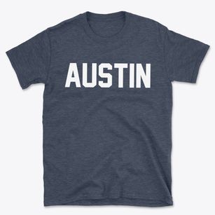 Austin Pennsylvania Classic Block Basic T-Shirt