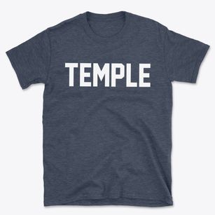 Temple Maine Classic Block Basic T-Shirt