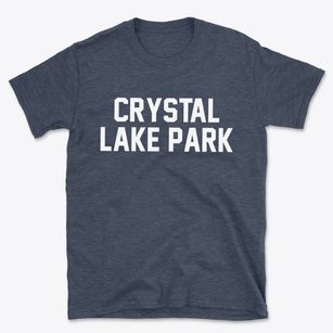 Crystal Lake Park Missouri Classic Block Basic T-Shirt