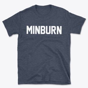 Minburn Iowa Classic Block Basic T-Shirt