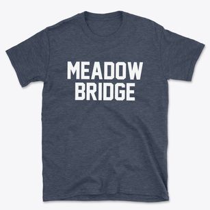 Meadow Bridge West Virginia Classic Block Basic T-Shirt
