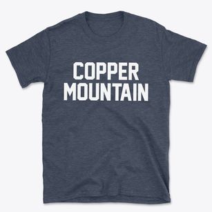 Copper Mountain Colorado Classic Block Basic T-Shirt