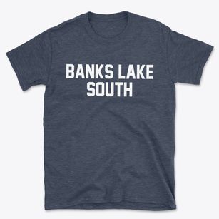 Banks Lake South Washington Classic Block Basic T-Shirt