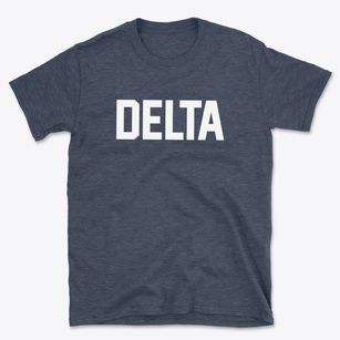 Delta Wisconsin Classic Block Basic T-Shirt