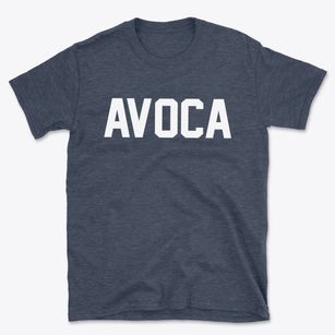 Avoca Nebraska Classic Block Basic T-Shirt